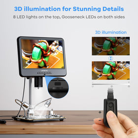 LINKMICRO LM210 ergonomic viewing for long repair sessions reduces fatigue.