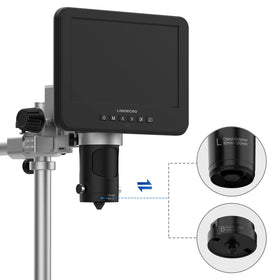 LINKMICRO LM246MS bottom light provides even illumination for detailed work.