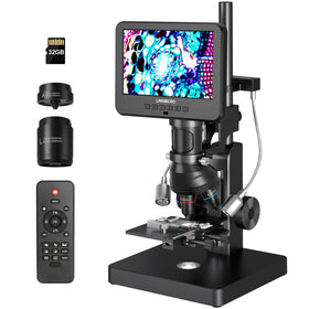 LINKMICRO LM266S coin view shows crisp magnification for currency details and texture.