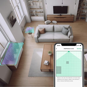 LinknLink eMotion Ultra on desktop in living room showing real-world automation benefits