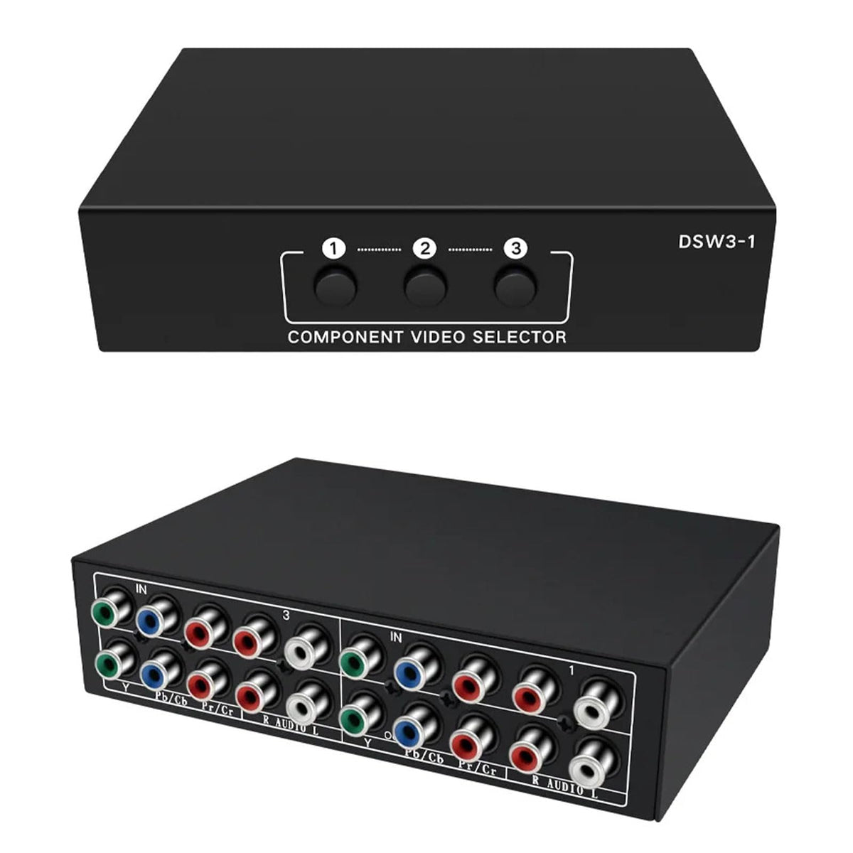 Linkstyle 3-in-1 Out supports legacy consoles and DVD players.