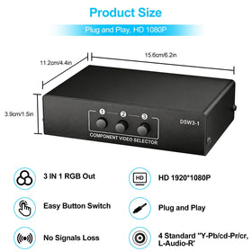 Linkstyle 3-in-1 Out in living room setup enabling seamless console switching.