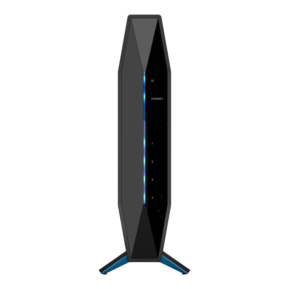 Linksys E8450 AX3200 router rear ports for network expansion