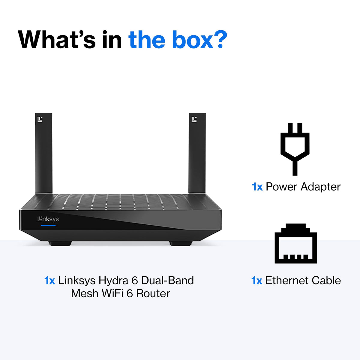 Linksys MR20EC mesh coverage diagram illustrating seamless whole-home connectivity.