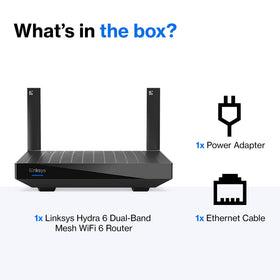 Linksys MR20EC mesh coverage diagram illustrating seamless whole-home connectivity.