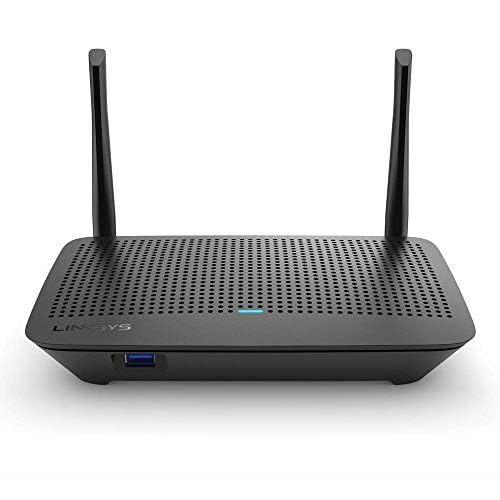 Linksys MR6350 back view with ports for easy wired connections and flexibility.