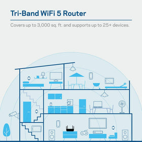 Linksys MR9000 app setup moment illustrating easy configuration