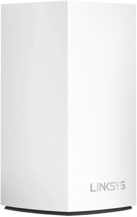 Linksys Velop back panel with Ethernet ports and reset button for flexible wired connections