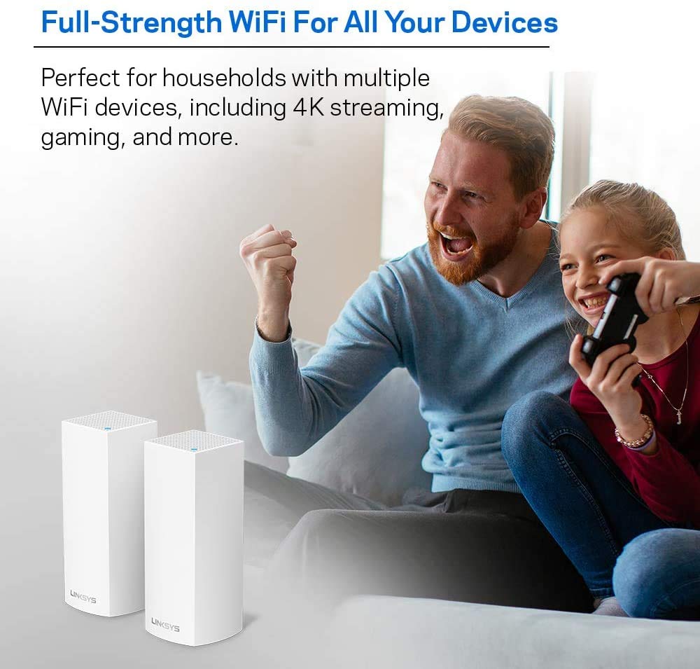 Velop connected to a modem for simplified, router‑free setup