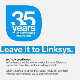 Linksys Velop Pro 6E mesh nodes in room showcase flexible placement for reliable connections