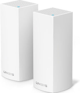 Linksys Velop tri-band mesh system for seamless whole-home Wi-Fi.