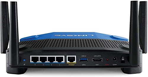 Linksys WRT3200ACM back ports for versatile wired connections