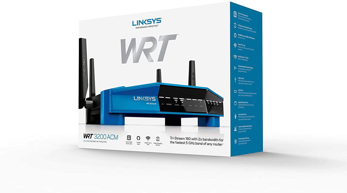 Linksys WRT3200ACM MU‑MIMO illustration for multi‑device performance