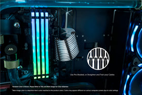 LINKUP 24-pin motherboard power cable 30cm for organized system builds.
