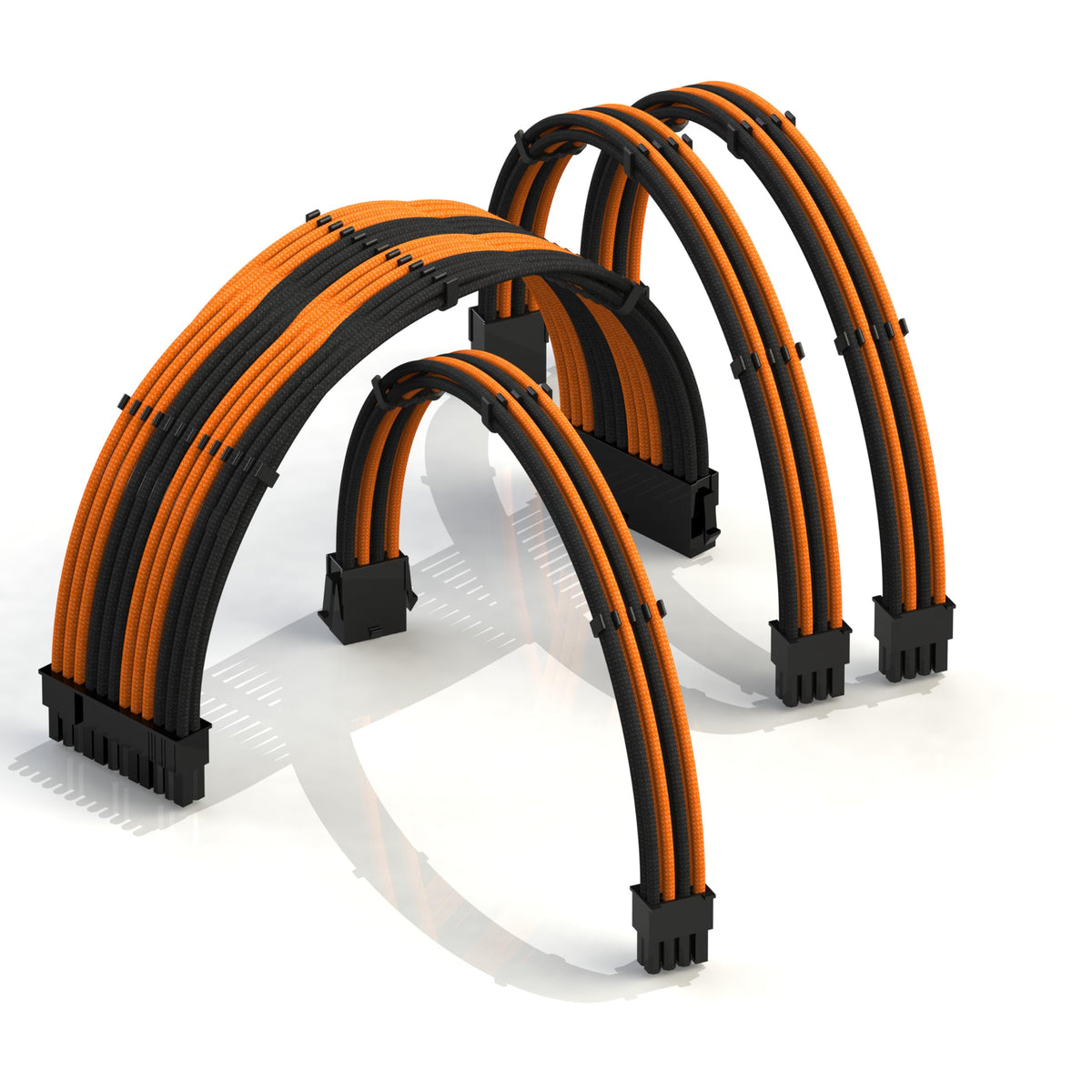 LinkUp 50cm sleeved PSU cable extension for tidy, flexible builds