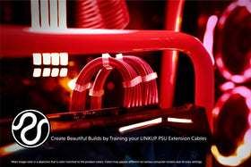 LINKUP AVA 50cm extension close up highlights vivid color options for personalization
