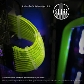 LINKUP AVA cable combs pack helps keep sleeved wires aligned.