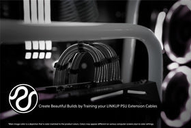 LINKUP AVA GPU 8-pin power cables, 6+2-pin design, for efficient GPU feeding.