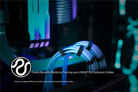 LINKUP cable combs help organize and align sleeved cables.