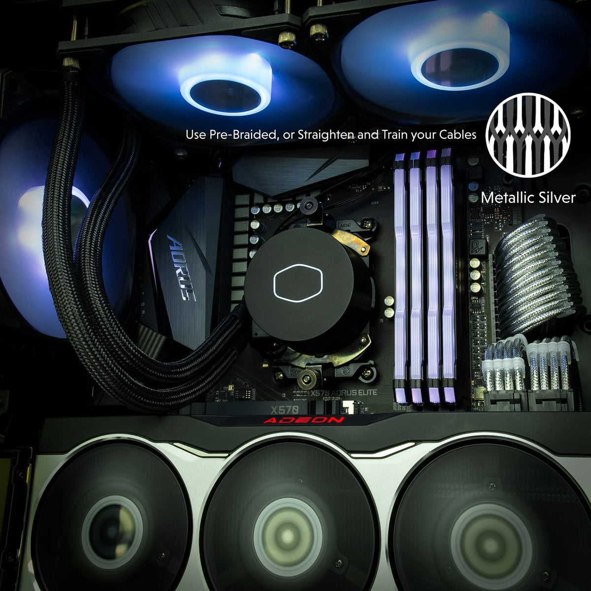 LINKUP CPU 4+4 pin cable delivers reliable power to a modern processor.