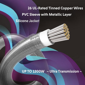 LINKUP close-up of blue metallic sleeve showing durable, premium finish.