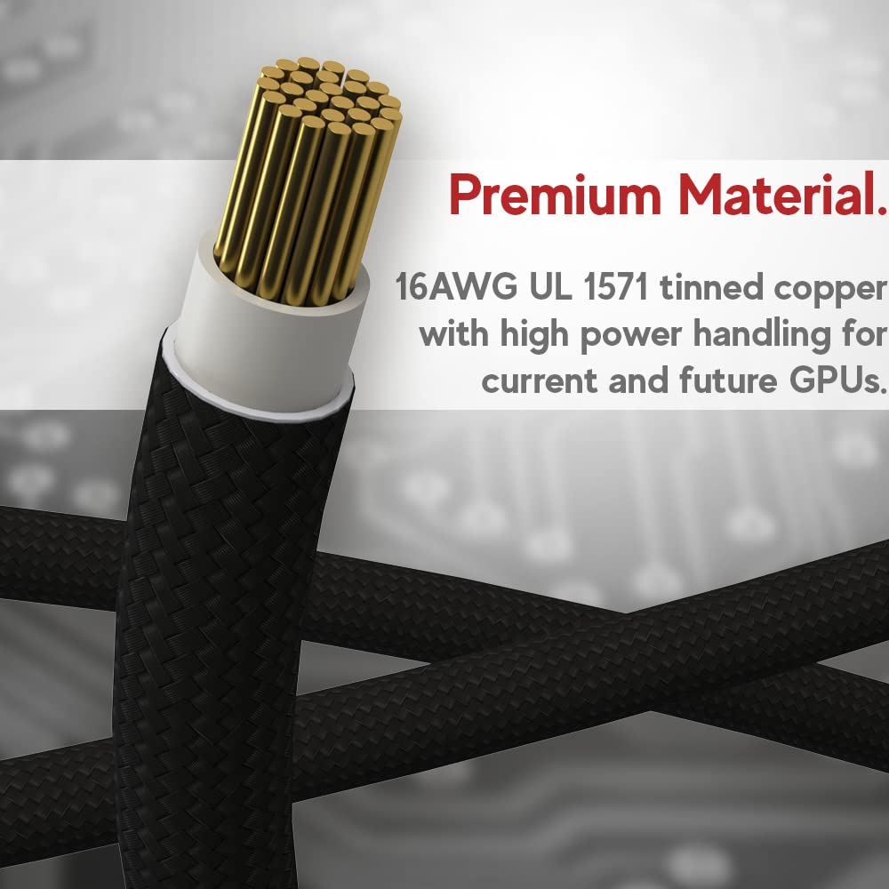 LINKUP PCIe Gen5 compatibility supports next-gen GPUs and stable power delivery