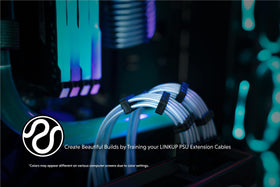 LINKUP silver teflon jacket cable 30cm with high temperature tolerance.