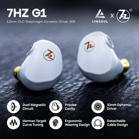 Linsoul 7HZ G1 internal driver closeup highlighting precision engineering and improved detail