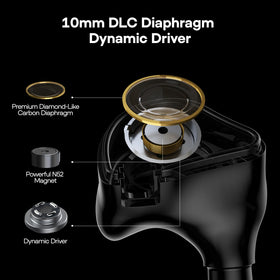 Linsoul G1 silver-plated OFC cable detail for clearer separation