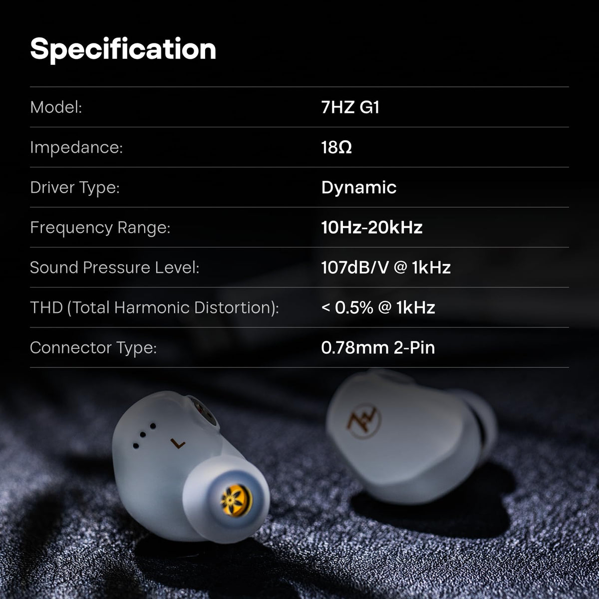 Linsoul 7HZ G1 in-ear monitors on gaming desk illustrating immersive gaming audio benefit