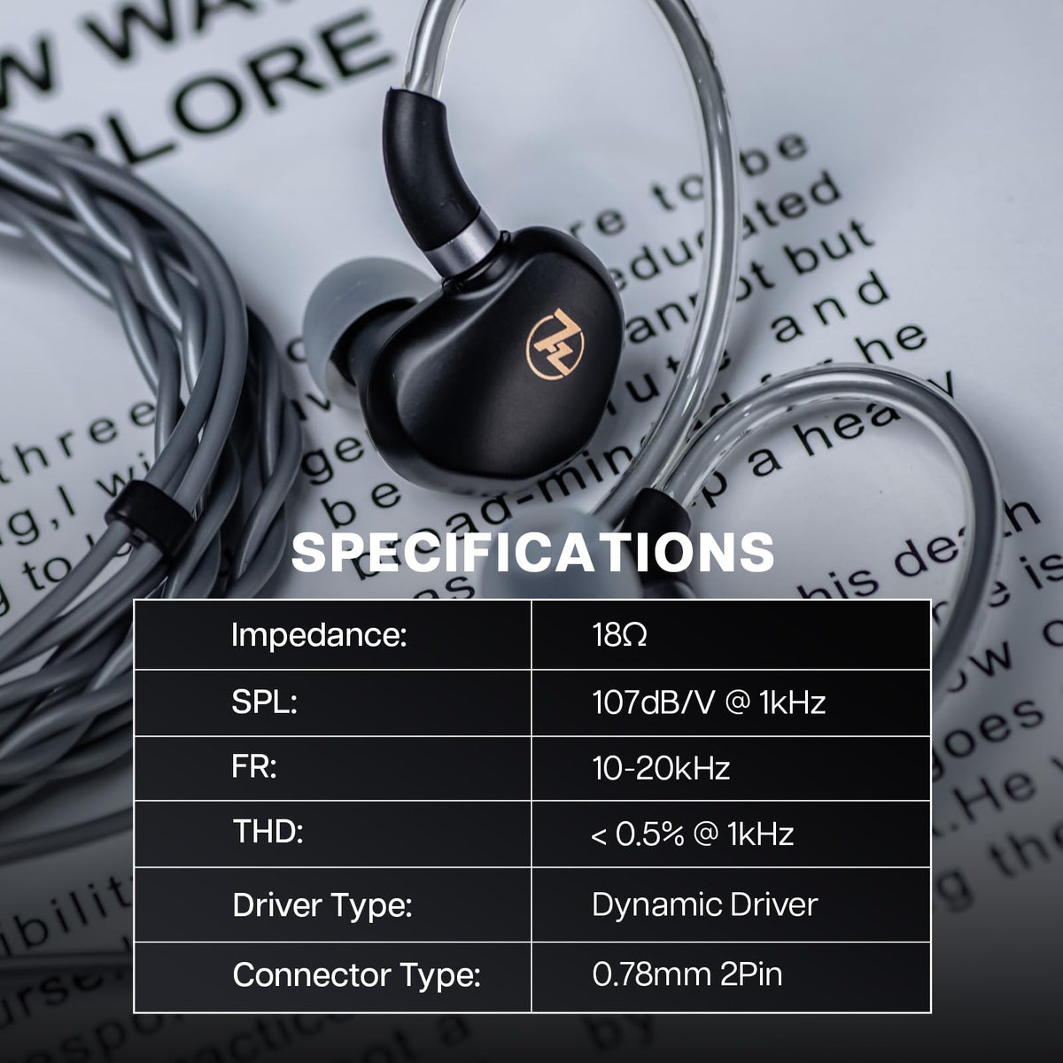 Linsoul G1 worn in ear demonstrating stable fit and comfortable gaming use