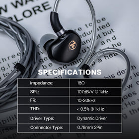 Linsoul G1 worn in ear demonstrating stable fit and comfortable gaming use