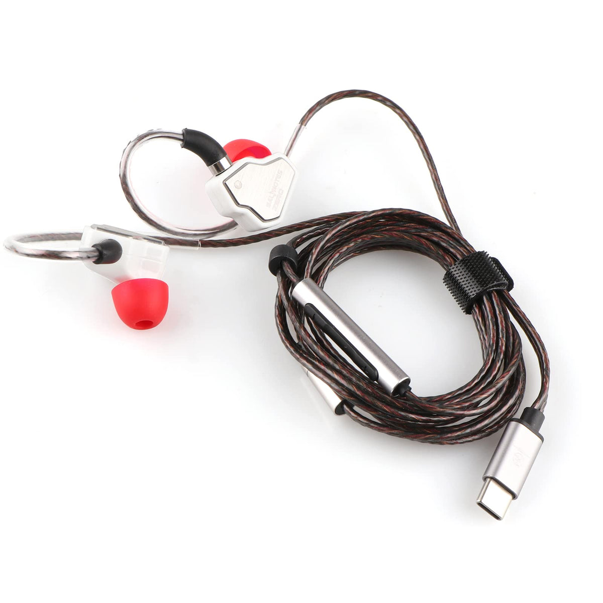 Linsoul Salnotes Zero driver detail showing 10mm metal composite diaphragm for clearer sound