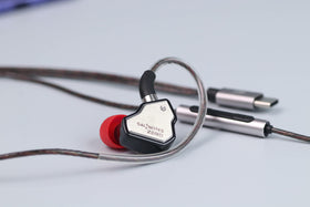Linsoul worn in-ear lifestyle shot showing secure fit and comfortable listening
