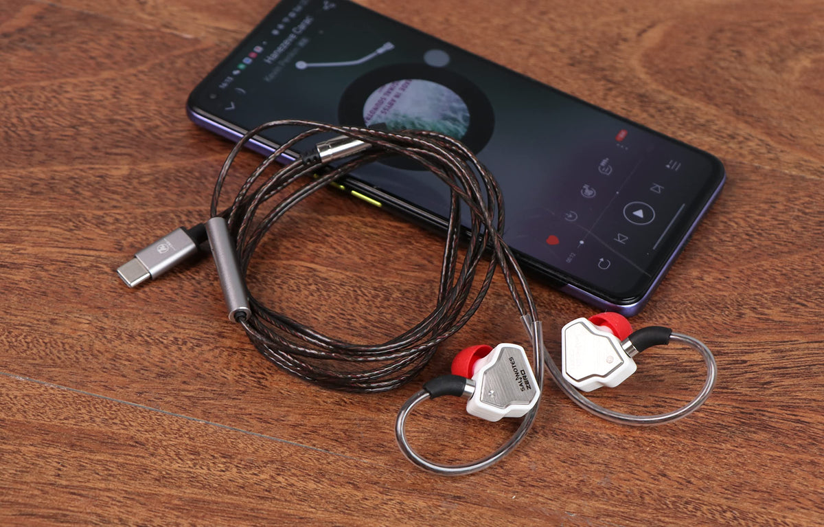 Linsoul Salnotes Zero inline Type‑C mic closeup for clear calls and voice assistant use