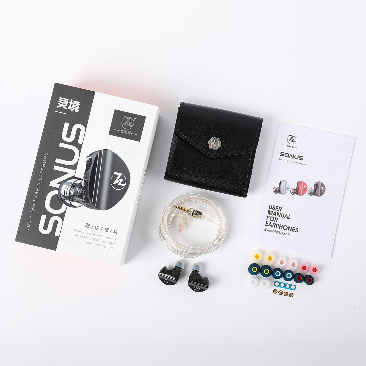 Linsoul 7HZ Sonus black outer shell design complements portability.