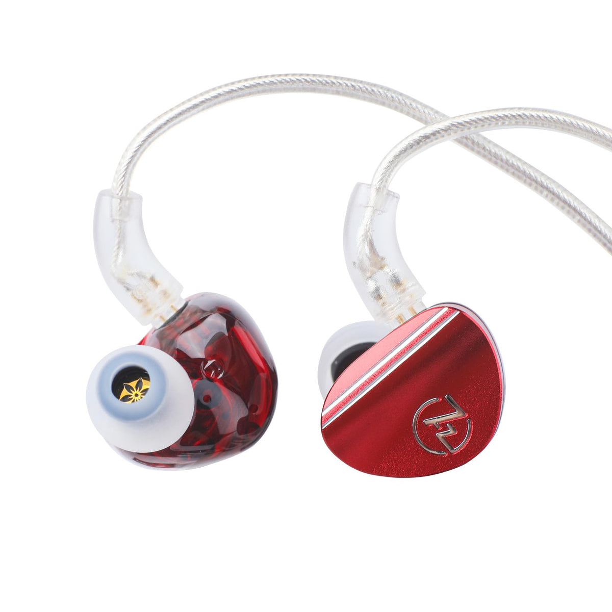 Linsoul 7HZ Sonus hybrid-driver IEM front view, delivering detailed, balanced sound.