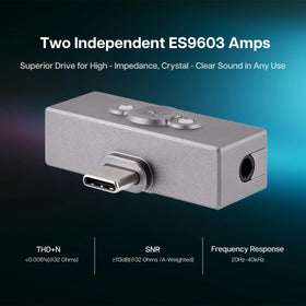 Linsoul Allegro Pro internal op-amp board detail, dual ES9603 amps increase drive