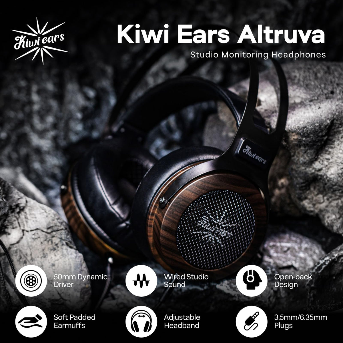 Linsoul Altruva 50mm dynamic driver delivers fast bass and clear highs.