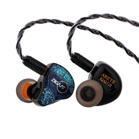 Linsoul Arete blue shell highlighting premium build for immersive listening.