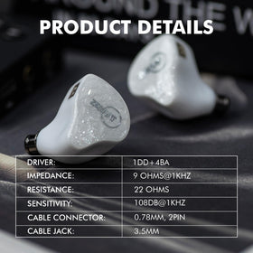 Linsoul Arete ergonomic shells designed for long sessions.