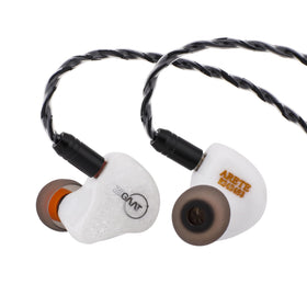 Linsoul Arete IEM with hybrid drivers for clear vocals and punchy bass.