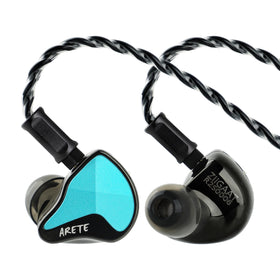 Linsoul Arete II IEM blue CNC aluminum shell for premium build and durability.