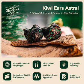 Linsoul Kiwi Astral dual custom midrange balanced armatures for natural vocal clarity