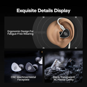 Linsoul Belle USB-C and 3.5mm connection options demonstrating versatile device compatibility