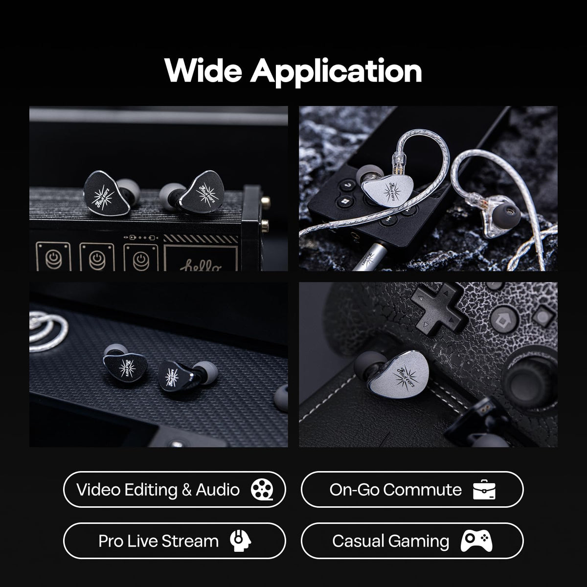Linsoul Belle worn during a commute showing noise isolation and enjoyable on-the-go sound