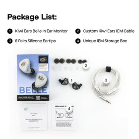 Linsoul Belle packaging and included accessories layout demonstrating ready-to-use kit