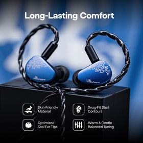 Linsoul Cadenza II worn in-ear lifestyle shot showing fit and isolation benefit