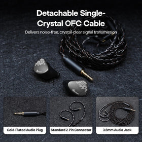 Linsoul Cadenza II beside coin for scale showing compact portability