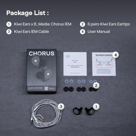 Linsoul Chorus included accessories and case showing travel readiness
